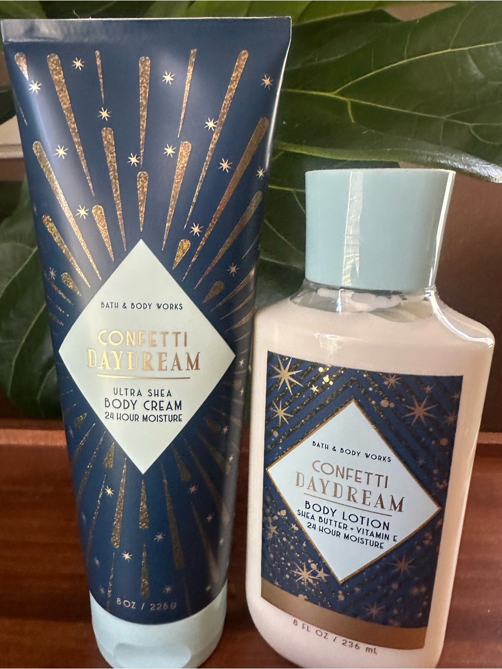 Confetti Daydream Body Cream & Lotion Duo - Blue